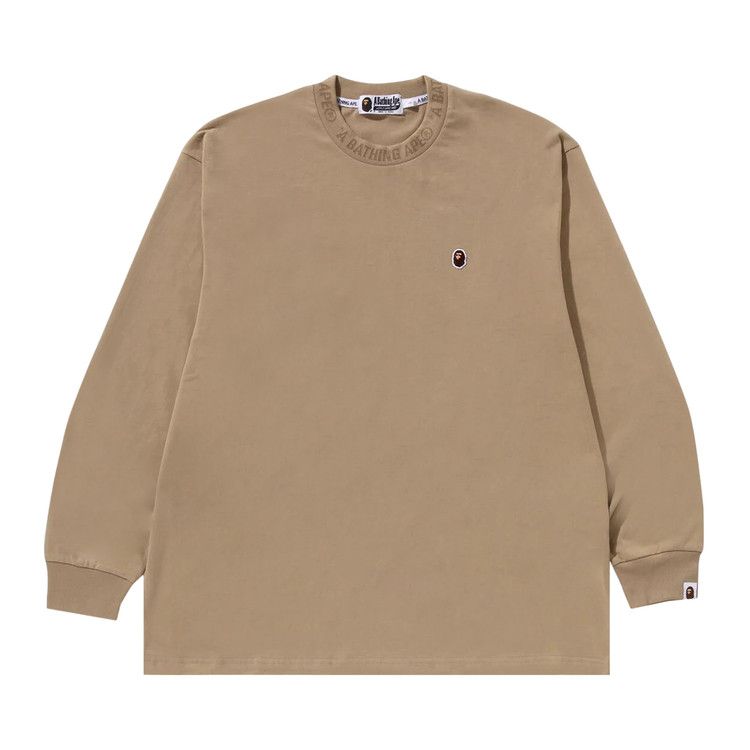 Футболка BAPE One Point Ape Head Relaxed Fit Long-Sleeve Tee, Beige
Футболка BAPE One Point Ape Head Relaxed Fit Long-Sleeve Tee, Beige