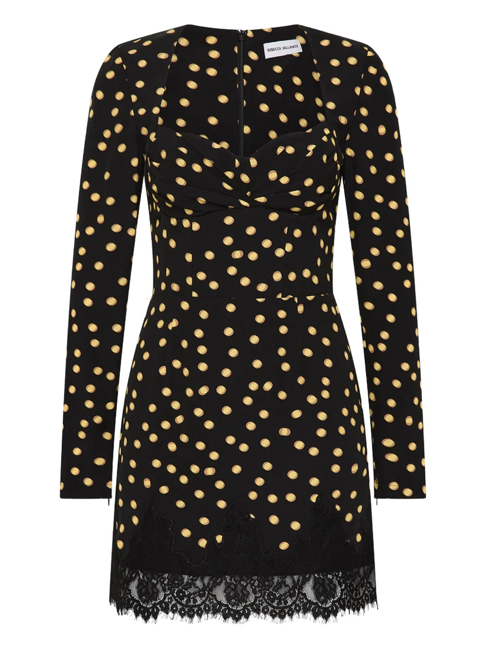 Мини-платье Millie в горошек с кружевной отделкой Rebecca Vallance, черный
Мини-платье Millie в горошек с кружевной отделкой Rebecca Vallance, черный