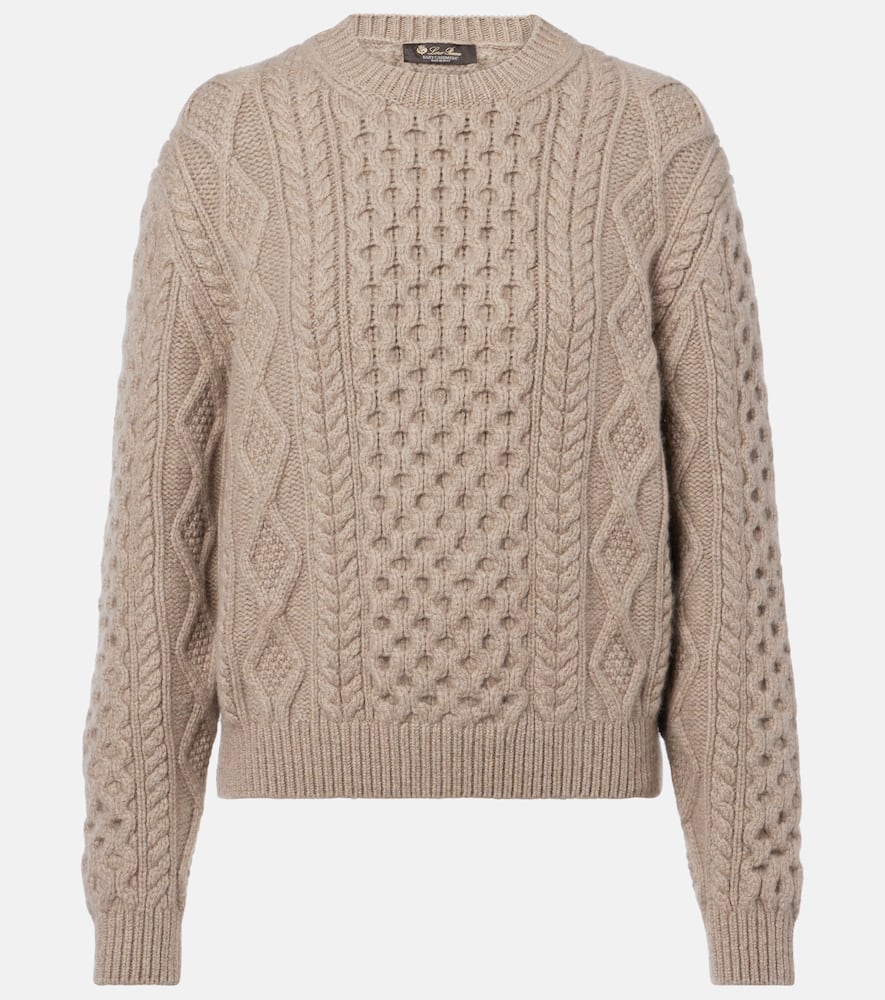 Аранский свитер из кашемира Eyre Loro Piana, Praline Brown Melange
Аранский свитер из кашемира Eyre Loro Piana, Praline Brown Melange