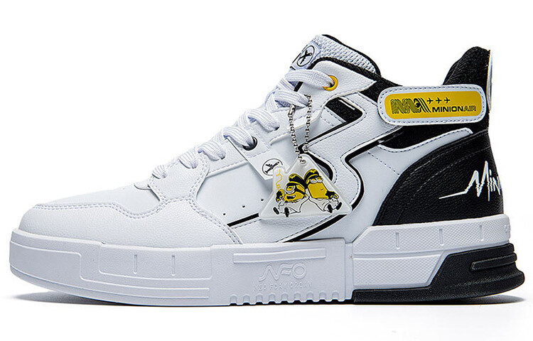 Кеды мужские, NFO обувь для скейтбординга Высокий Верх Белый/Черный 361°
Кеды мужские, NFO обувь для скейтбординга Высокий Верх Белый/Черный 361°