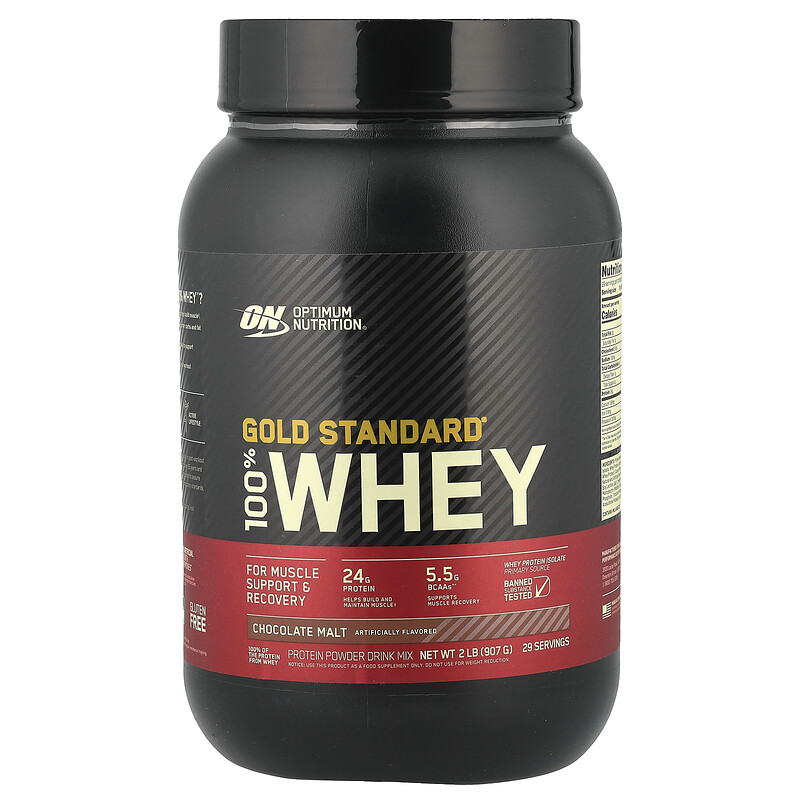 Optimum Nutrition, Gold Standard 100% Whey, шоколадный солод, 907 г (2 фунта)
Optimum Nutrition, Gold Standard 100% Whey, шоколадный солод, 907 г (2 фунта)