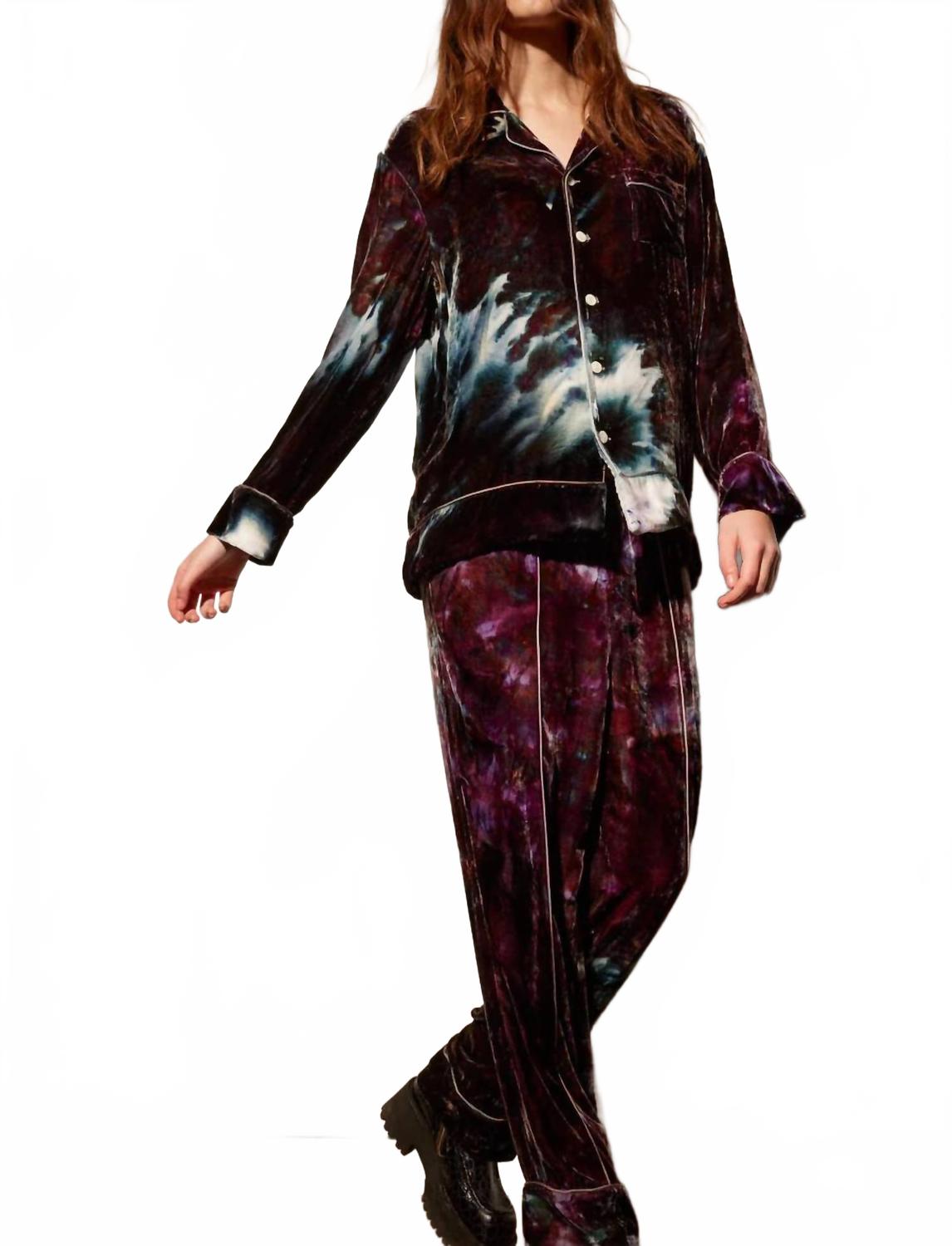 Женский бархатный топ Harvey темно-бордового цвета Riverside Tool And Dye
Женский бархатный топ Harvey темно-бордового цвета Riverside Tool And Dye