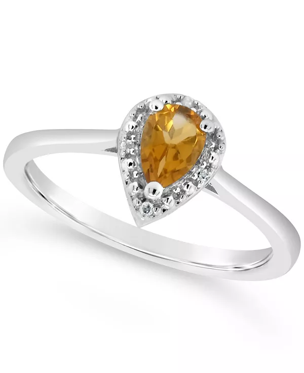 Кольцо в форме капли с швейцарским голубым топазом (1/2 карата) и бриллиантами в форме груши из стерлингового серебра (также доступно с другими драгоценными камнями) Macy'S, citrine
Кольцо в форме капли с швейцарским голубым топазом (1/2 карата) и бриллиантами в форме груши из стерлингового серебра (также доступно с другими драгоценными камнями) Macy'S, citrine