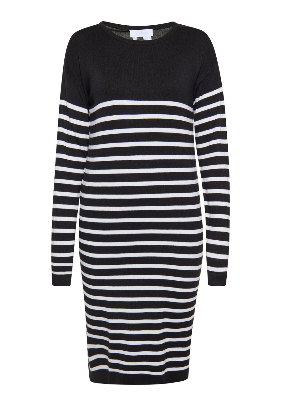 Вязаное платье usha BLUE LABEL Knitted dress, черный
Вязаное платье usha BLUE LABEL Knitted dress, черный