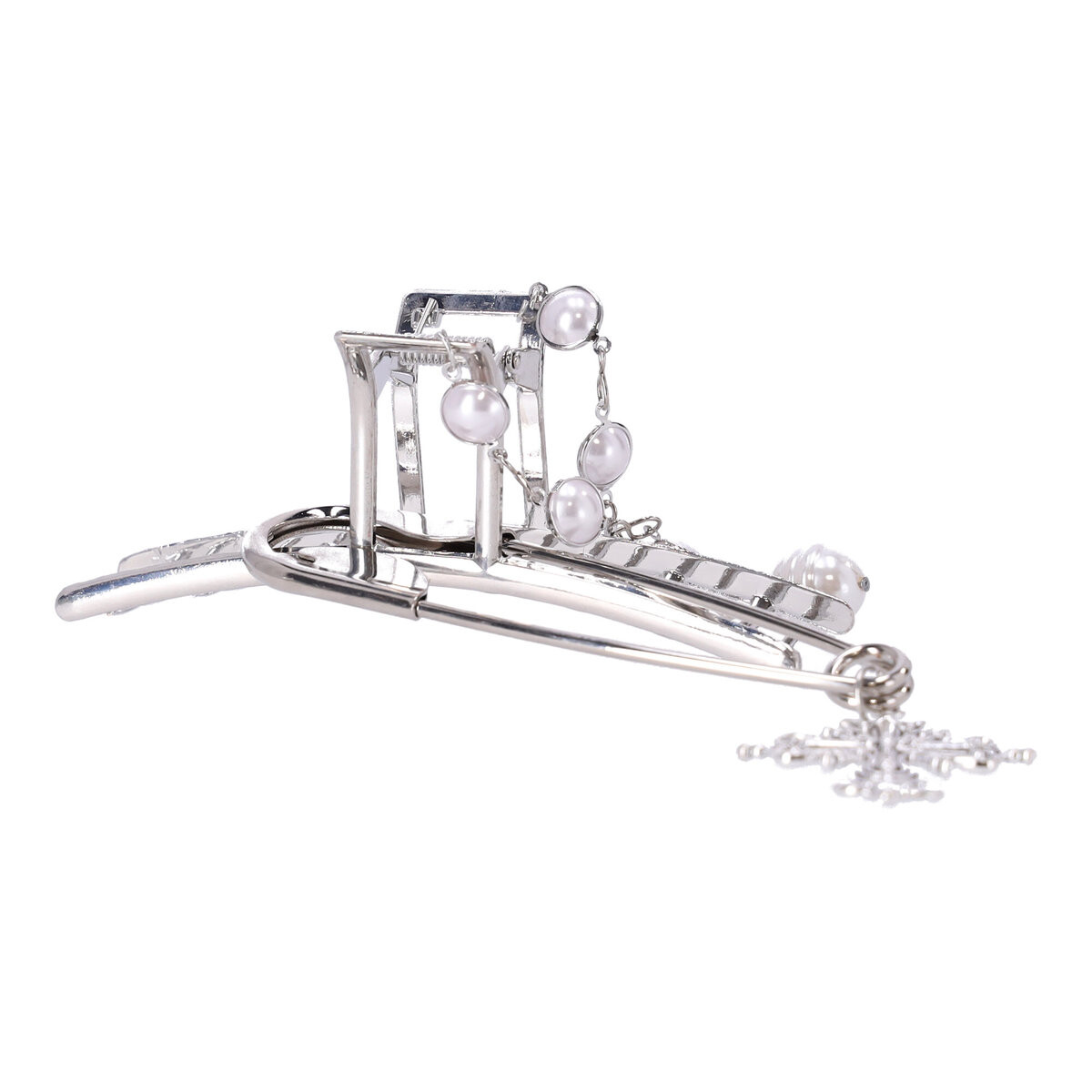 Декоративная заколка, заколка для волос - серебро, с булавкой Hedo
Декоративная заколка, заколка для волос - серебро, с булавкой Hedo