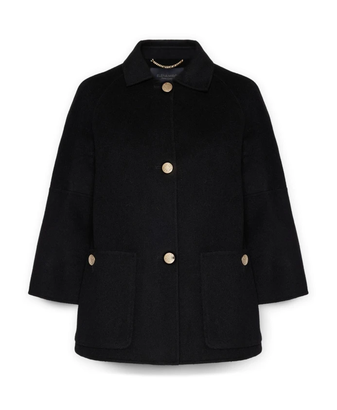 Двуслойное пальто-бушлат Elena Mirã², черный
Двуслойное пальто-бушлат Elena Mirã², черный