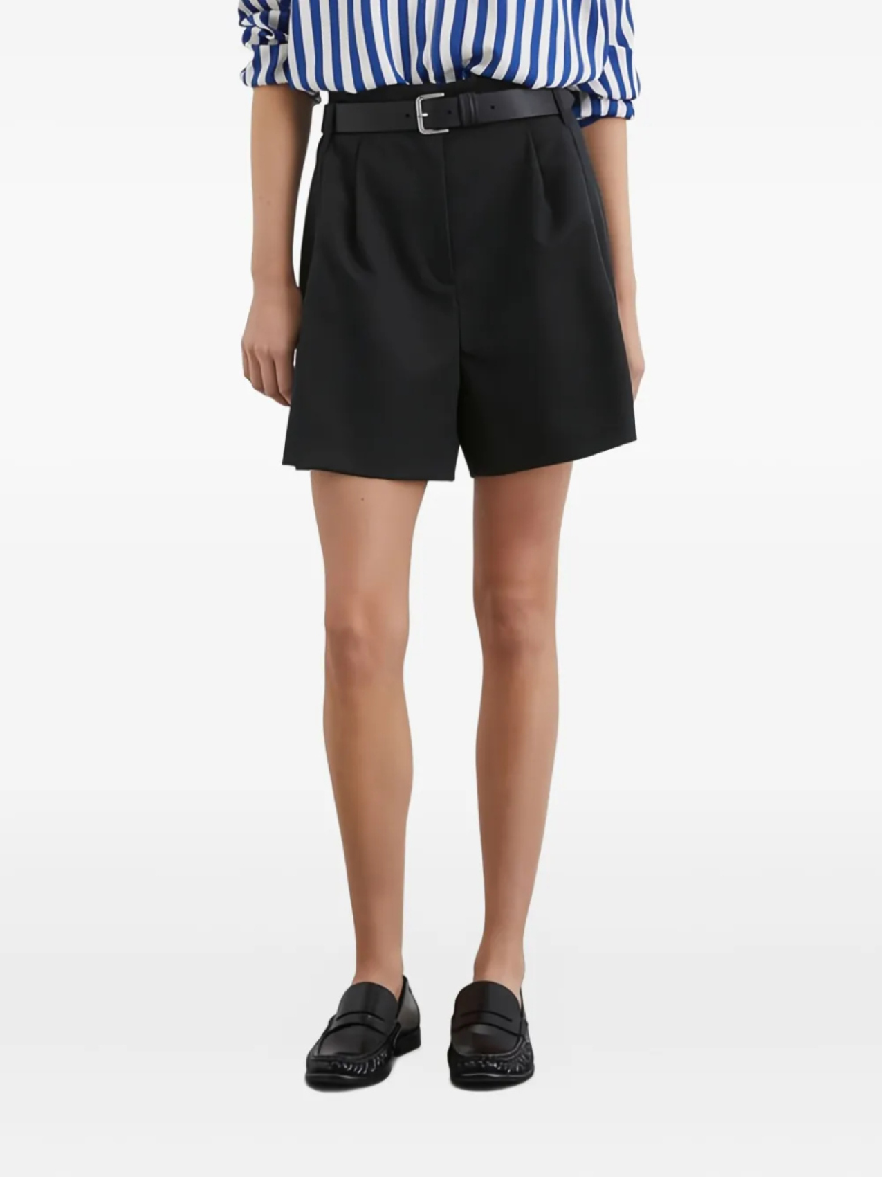 Плиссированные шорты с высокой талией Marc O'Polo, черный
Плиссированные шорты с высокой талией Marc O'Polo, черный