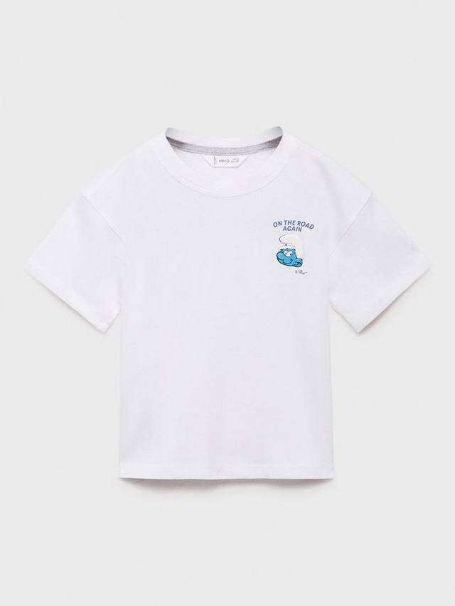 Детская футболка The Smurfs из хлопка Mango, Natural White
Детская футболка The Smurfs из хлопка Mango, Natural White