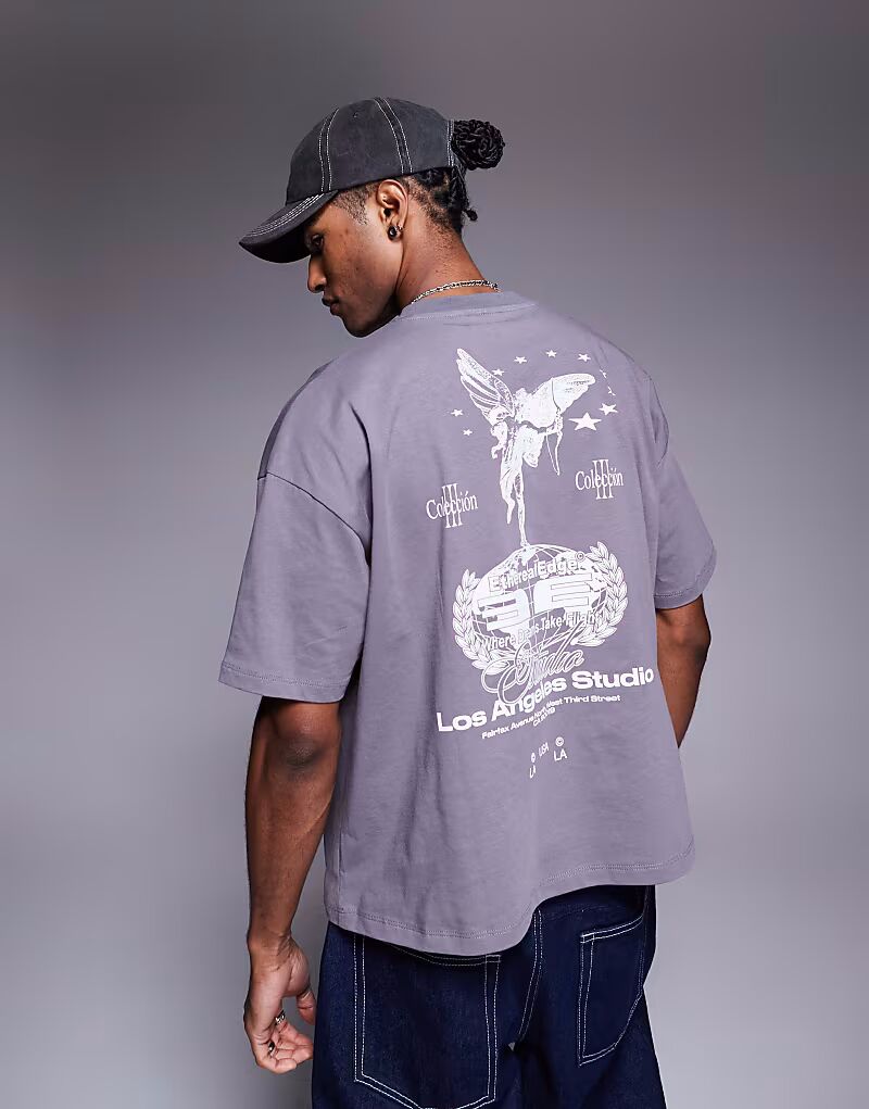 Футболка свободного кроя ASOS DESIGN с рисунком улицы Херувимов в угольно-сером цвете
Футболка свободного кроя ASOS DESIGN с рисунком улицы Херувимов в угольно-сером цвете