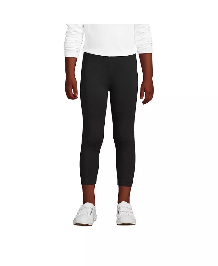 Леггинсы-капри из плотного хлопка для школьной формы для больших девочек Lands' End, черный
Леггинсы-капри из плотного хлопка для школьной формы для больших девочек Lands' End, черный