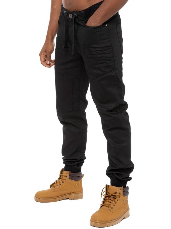 Мужские джинсы-джоггеры из денима с манжетами Enzo, черный
Мужские джинсы-джоггеры из денима с манжетами Enzo, черный