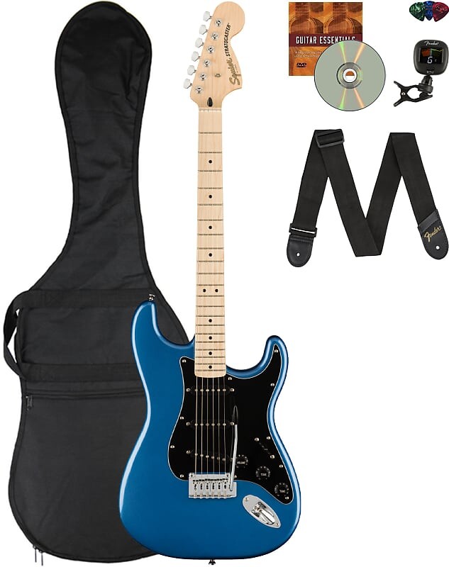 Электрогитара Fender Squier Affinity Stratocaster - Lake Placid Blue w/ Gig Bag
Электрогитара Fender Squier Affinity Stratocaster - Lake Placid Blue w/ Gig Bag