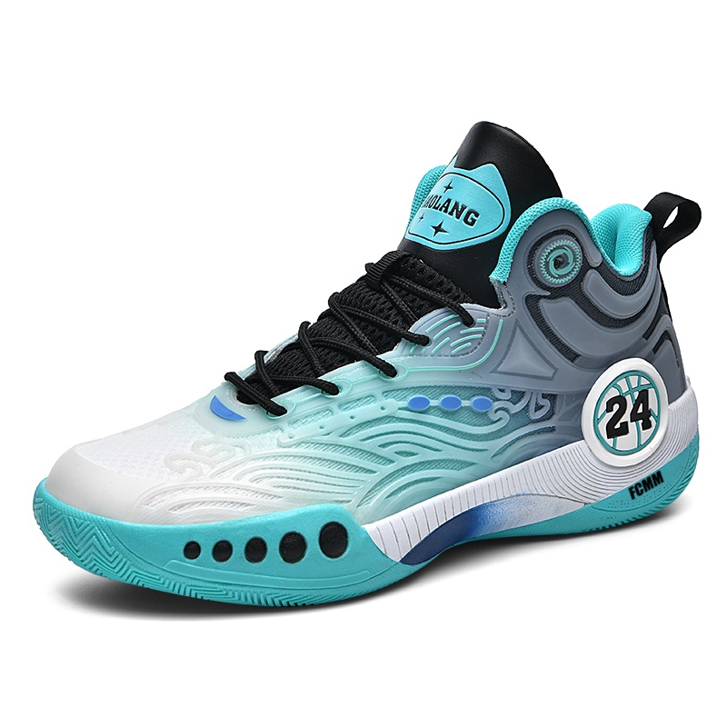 Противоскользящие и дышащие баскетбольные кроссовки для детей FCMM, серый/зеленый
Противоскользящие и дышащие баскетбольные кроссовки для детей FCMM, серый/зеленый