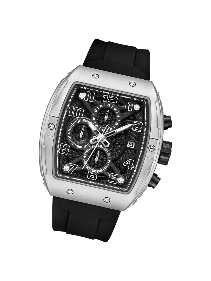 Многофункциональные наручные часы Police Coswig черные, очень большие (примерно 42x50 мм)
Многофункциональные наручные часы Police Coswig черные, очень большие (примерно 42x50 мм)