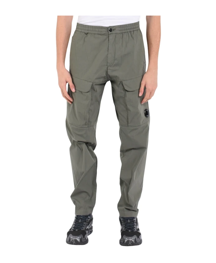 Эластичные брюки-карго со скрытой молнией C.P. Company, зеленый
Эластичные брюки-карго со скрытой молнией C.P. Company, зеленый