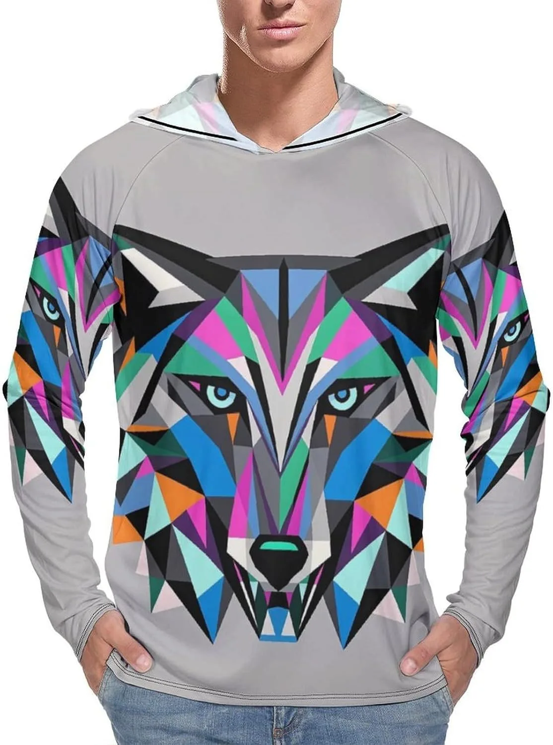 Мужская толстовка с капюшоном UPF 50+ для защиты от солнца, Coyote, Wolf Beast, с длинным рукавом, легкая и быстросохнущая FHESDCW
Мужская толстовка с капюшоном UPF 50+ для защиты от солнца, Coyote, Wolf Beast, с длинным рукавом, легкая и быстросохнущая FHESDCW