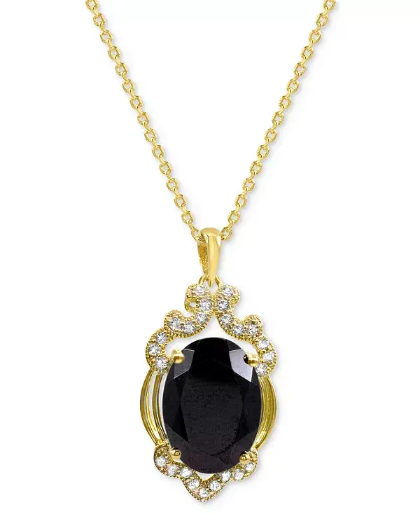 Выращенный в лаборатории опал 14x10 мм, белый сапфир 1/3 карата, выращенный в лаборатории, подвеска овальной формы из стерлингового серебра с покрытием из 14-каратного золота. Macy'S, onyx
Выращенный в лаборатории опал 14x10 мм, белый сапфир 1/3 карата, выращенный в лаборатории, подвеска овальной формы из стерлингового серебра с покрытием из 14-каратного золота. Macy'S, onyx