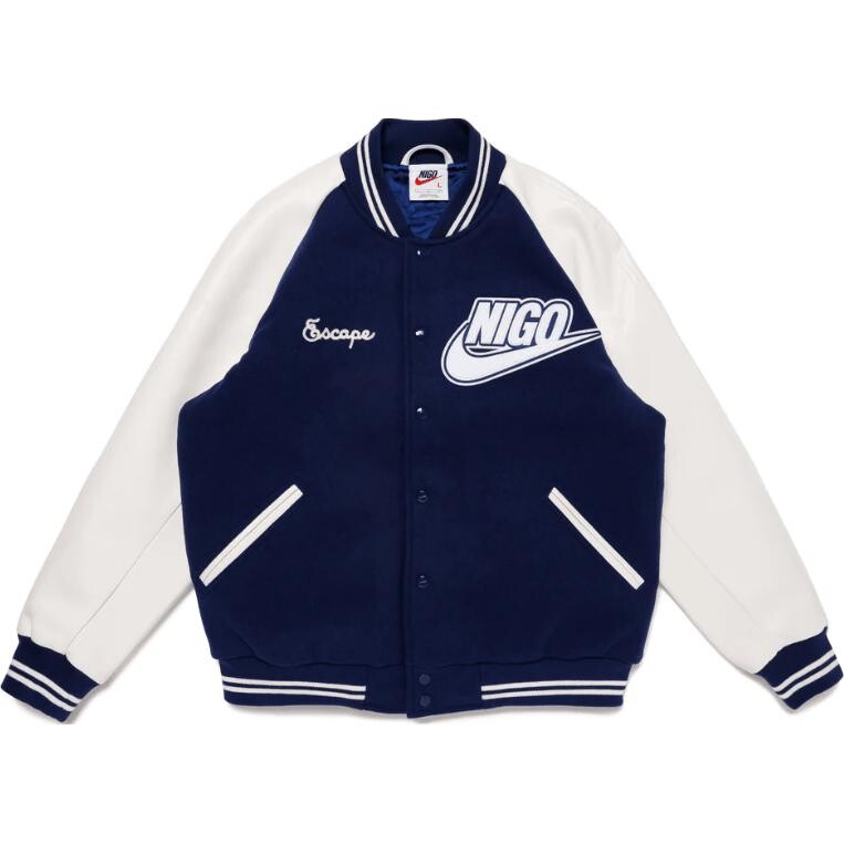 Куртка X Nigo NRG Varsity Nike, синий/белый
Куртка X Nigo NRG Varsity Nike, синий/белый