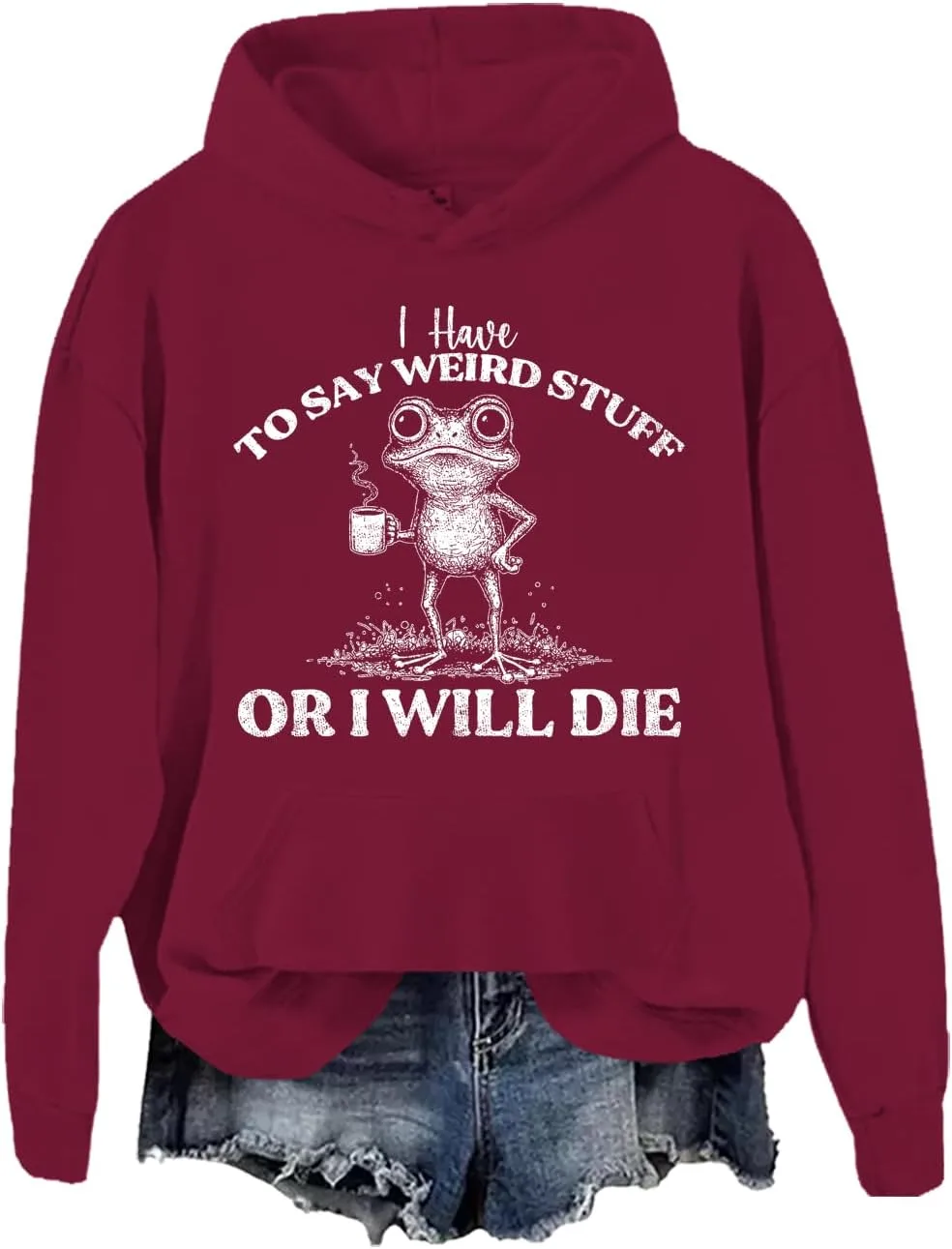 Толстовка I Have To Say Weird Stuff Or I'll Die JWVEL
Толстовка I Have To Say Weird Stuff Or I'll Die JWVEL