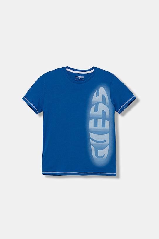 Детская хлопковая футболка Guess, синий
Детская хлопковая футболка Guess, синий