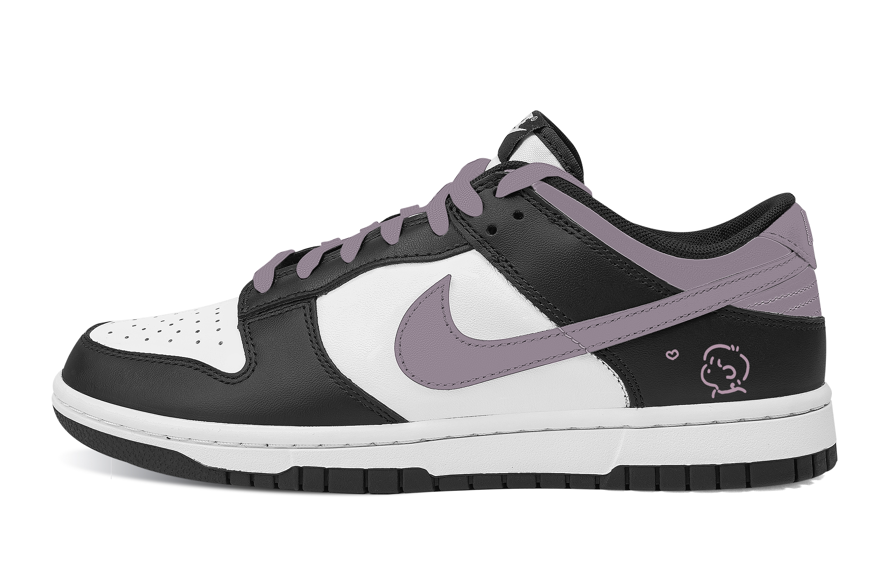 Nike Кроссовки для скейтбординга Dunk Love Declaration с устойчивым к истиранию верхом, низкие, унисекс, черные
Nike Кроссовки для скейтбординга Dunk Love Declaration с устойчивым к истиранию верхом, низкие, унисекс, черные