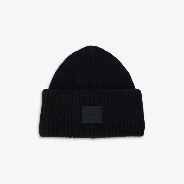 Шерстяная шапка-бини с нашивкой-логотипом Acne Studios, черный
Шерстяная шапка-бини с нашивкой-логотипом Acne Studios, черный