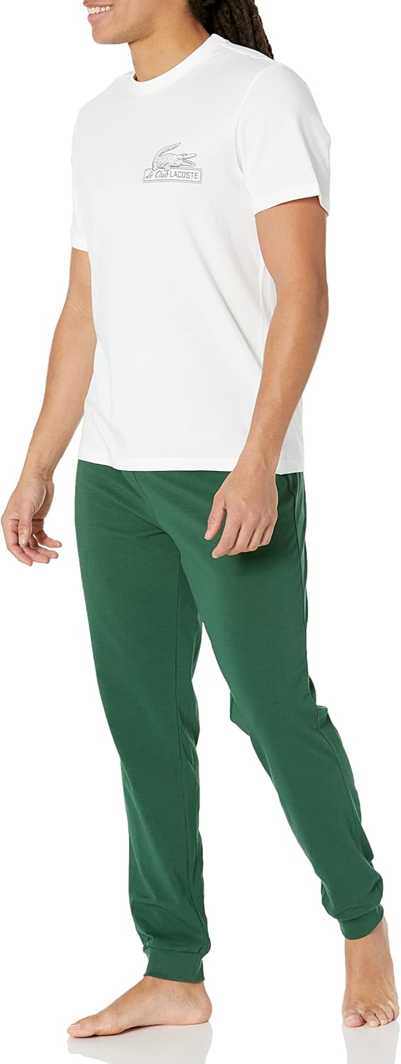 Lacoste мужской пижамный комплект Club, White/Green
Lacoste мужской пижамный комплект Club, White/Green
