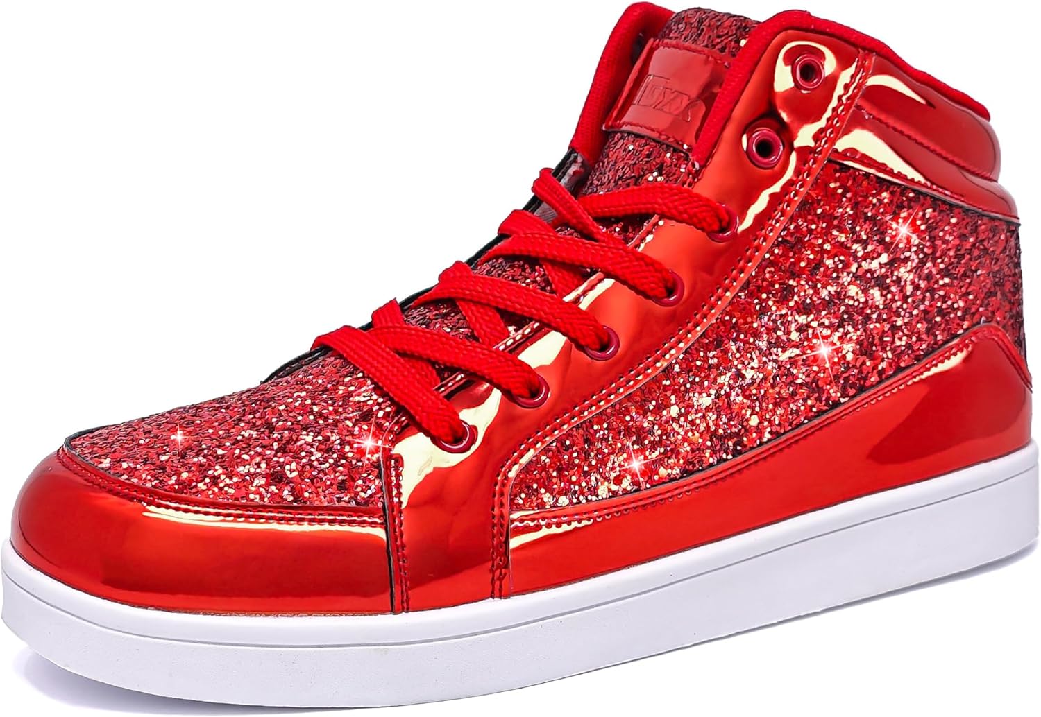 Мужские кроссовки IGxx Glitter White белые с блестками, модные высокие повседневные с пайетками, блестящие и сверкающие
Мужские кроссовки IGxx Glitter White белые с блестками, модные высокие повседневные с пайетками, блестящие и сверкающие