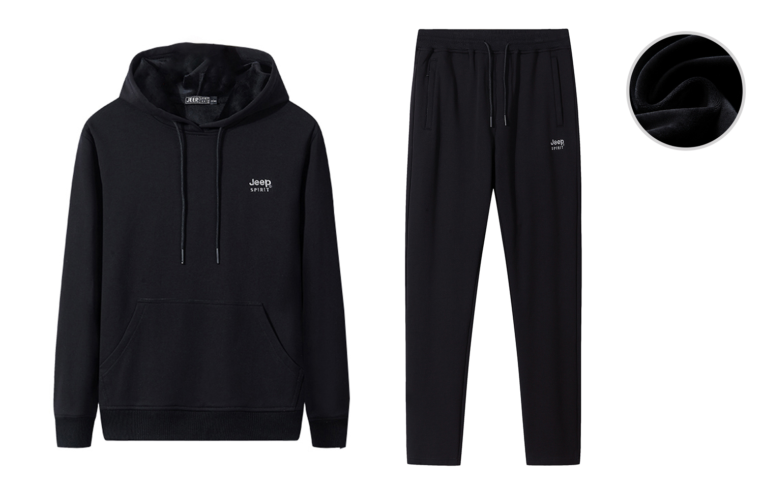 Комплект Sweatshirt Set Unisex JEEP SPIRIT, черный
Комплект Sweatshirt Set Unisex JEEP SPIRIT, черный