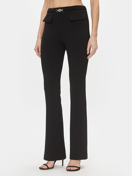 Тканевые брюки кроя bootcut Rinascimento, черный
Тканевые брюки кроя bootcut Rinascimento, черный