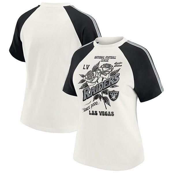 Женская белая футболка raglan с рукавами в полоску las vegas raiders Wear By Erin Andrews, Белый, Женская белая футболка raglan с рукавами в полоску las vegas raiders Wear By Erin Andrews
Женская белая футболка raglan с рукавами в полоску las vegas raiders Wear By Erin Andrews, Белый, Женская белая футболка raglan с рукавами в полоску las vegas raiders Wear By Erin Andrews