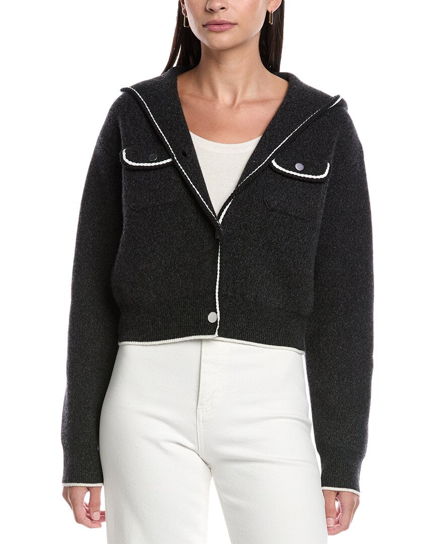 Кардиган из войлока из смеси шерсти и кашемира Theory, черный
Кардиган из войлока из смеси шерсти и кашемира Theory, черный