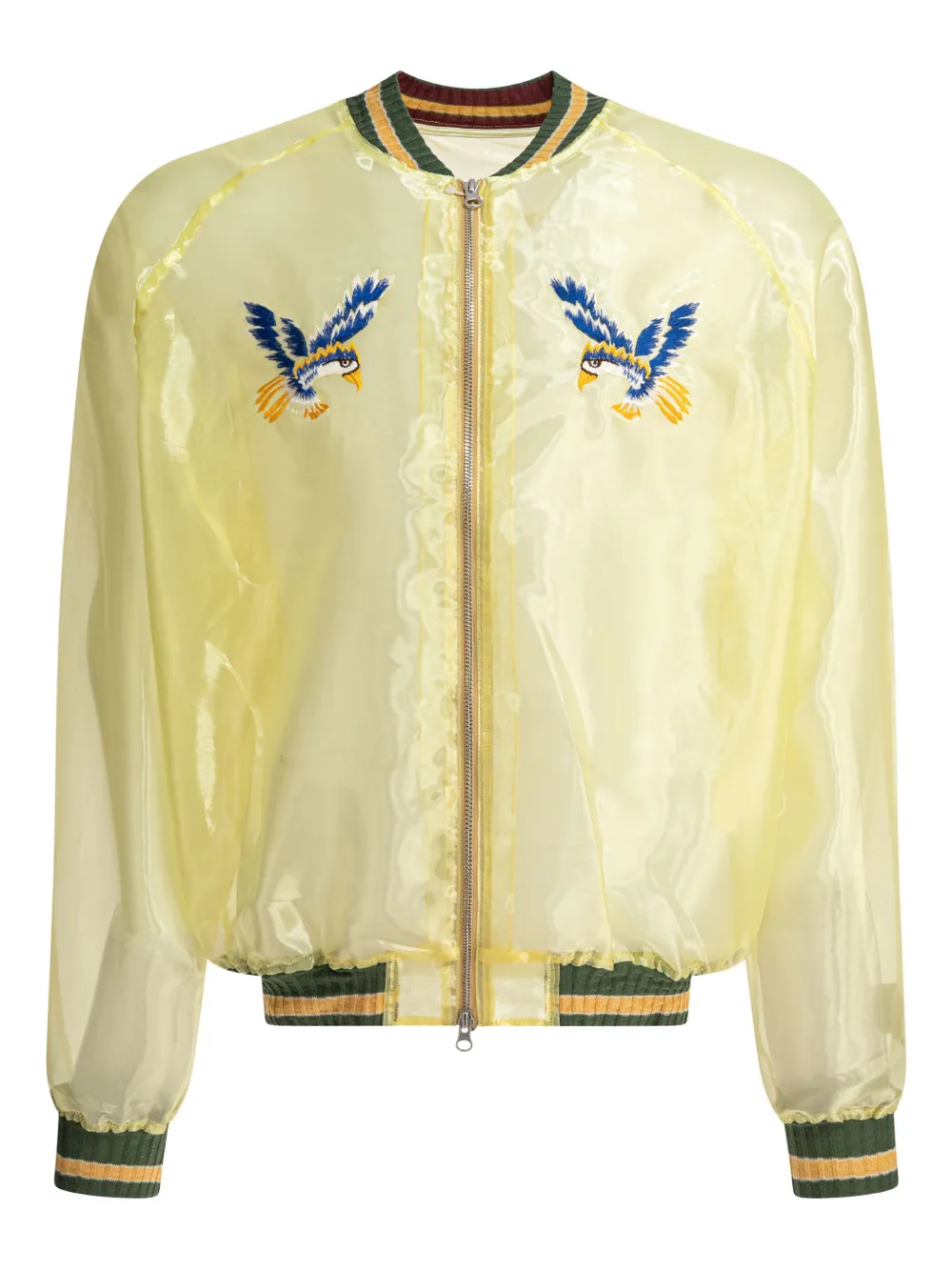 Куртка с вышитой картой птиц KAPITAL, желтый
Куртка с вышитой картой птиц KAPITAL, желтый