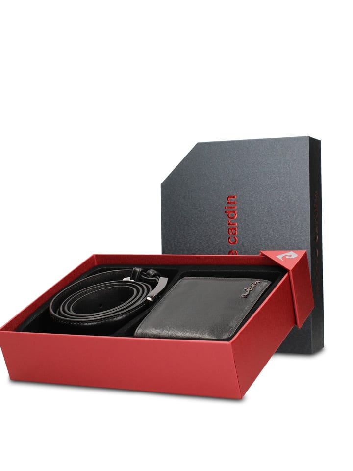 Pierre Cardin Кошелек и пояс, черные
Pierre Cardin Кошелек и пояс, черные