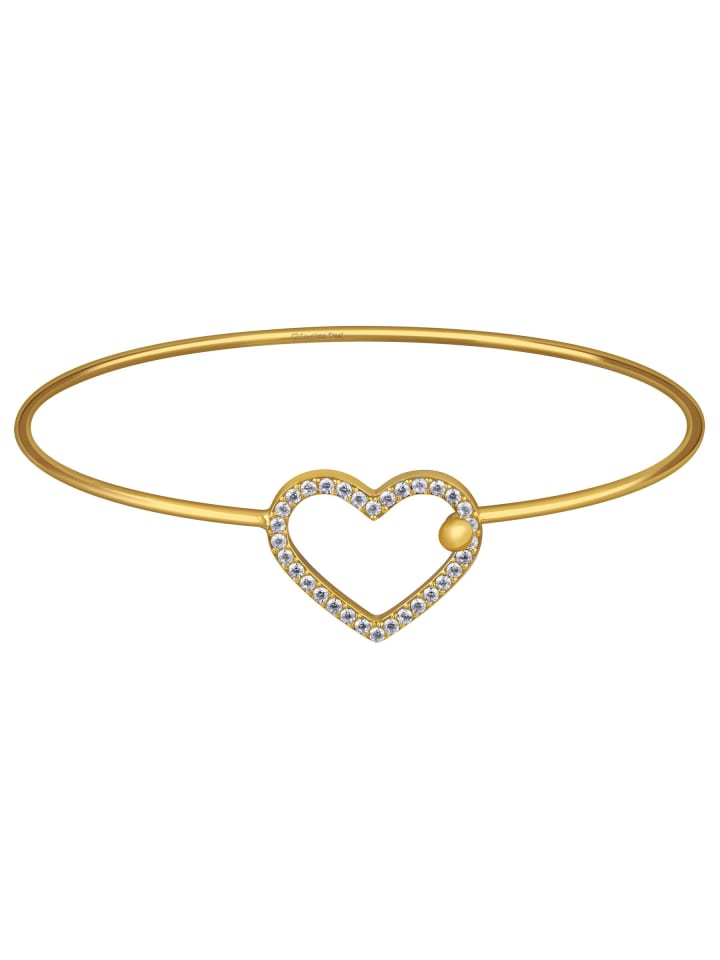 ANELY Браслет в форме сердца с блестящим камнем, изготовленный из нержавеющей стали с золотым покрытием
ANELY Браслет в форме сердца с блестящим камнем, изготовленный из нержавеющей стали с золотым покрытием