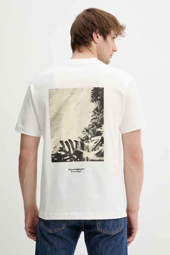 Хлопковая футболка Marc O'Polo, бежевый 
Хлопковая футболка Marc O'Polo, бежевый