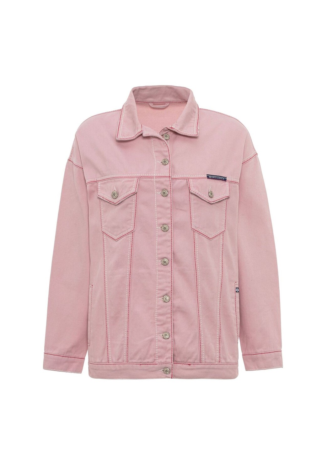 Джинсовая куртка в современном образе CIPO & BAXX, розовый
Джинсовая куртка в современном образе CIPO & BAXX, розовый