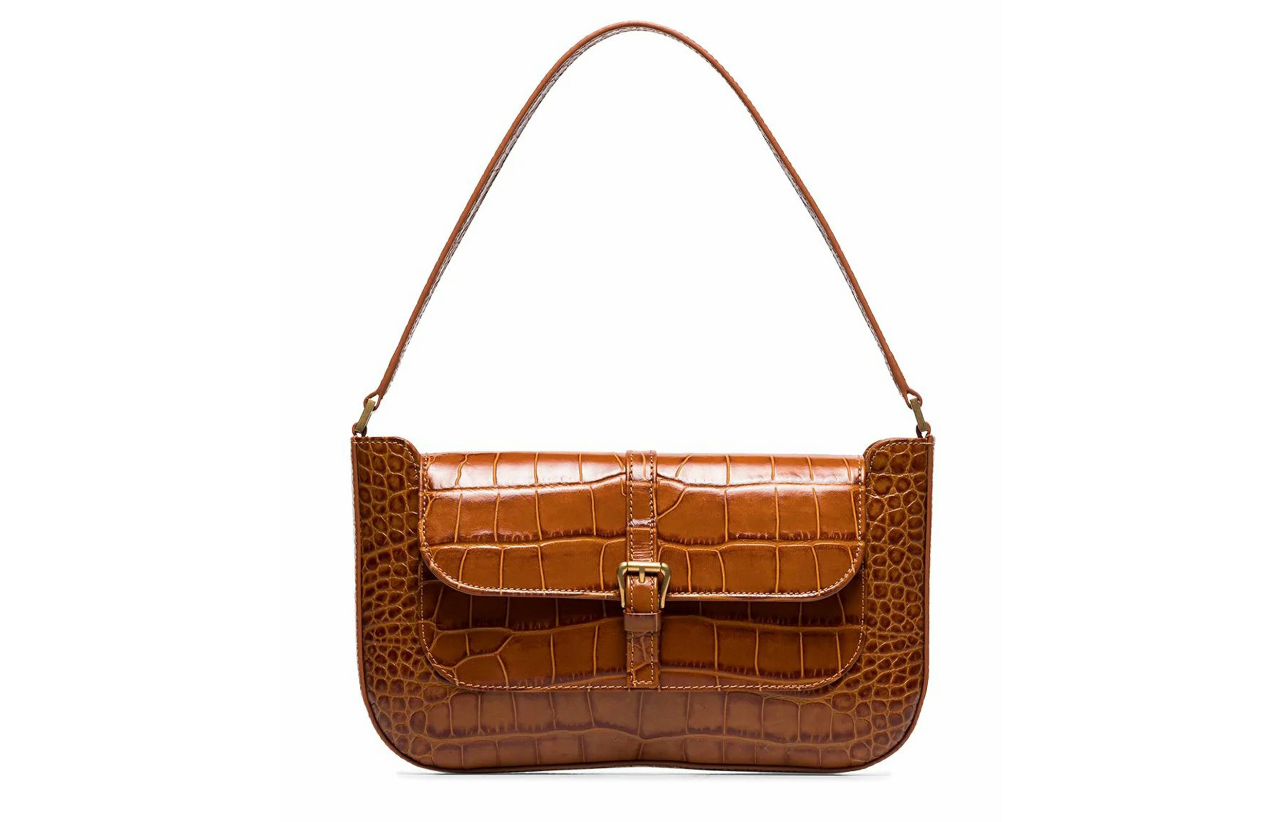 By Far Женская коричневая кожаная сумка через плечо из коровьей кожи
By Far Женская коричневая кожаная сумка через плечо из коровьей кожи