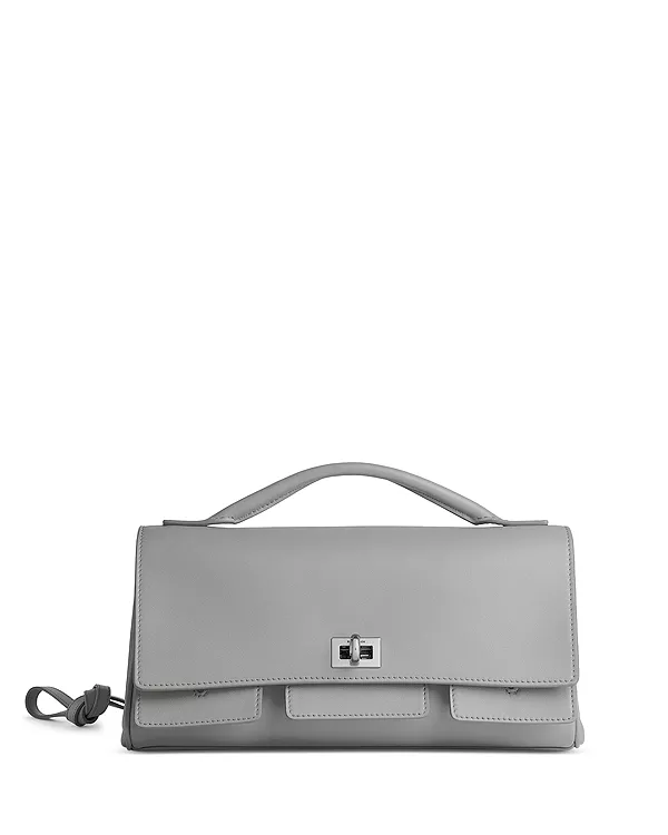 Маленький клатч Bel Air на ремешке Balenciaga, серый
Маленький клатч Bel Air на ремешке Balenciaga, серый