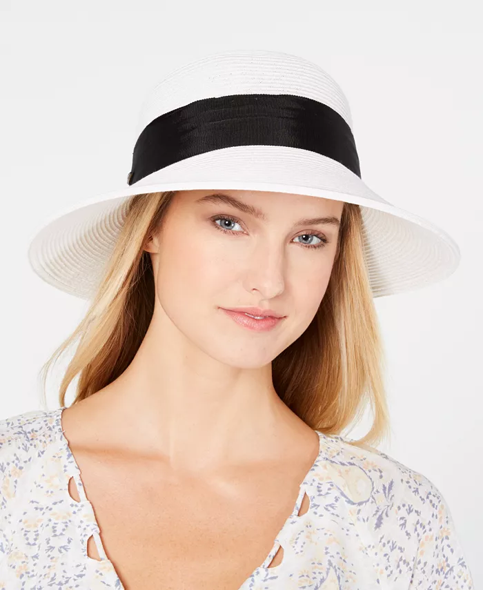 Шляпа-клош Scala с лентой из репсового шелка Dorfman Pacific, белый
Шляпа-клош Scala с лентой из репсового шелка Dorfman Pacific, белый