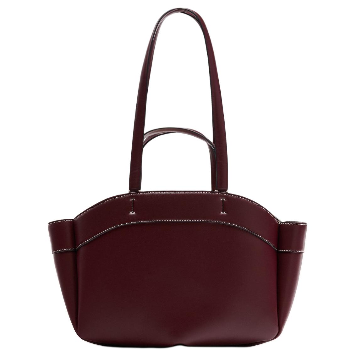 Сумка через плечо ZARA большого размера для женщин тёмно-красного цвета
Сумка через плечо ZARA большого размера для женщин тёмно-красного цвета