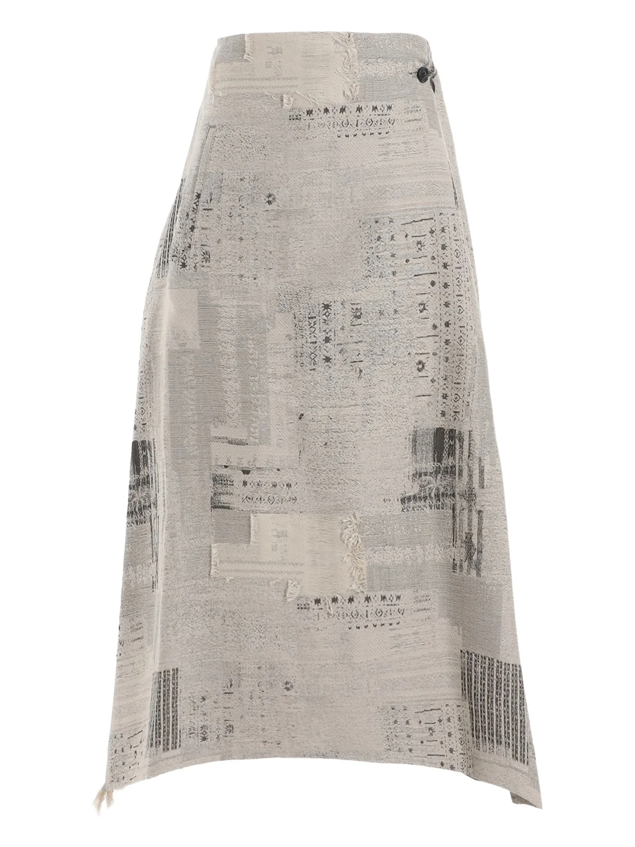 Юбка миди с бахромой Y'S, бежевый
Юбка миди с бахромой Y'S, бежевый