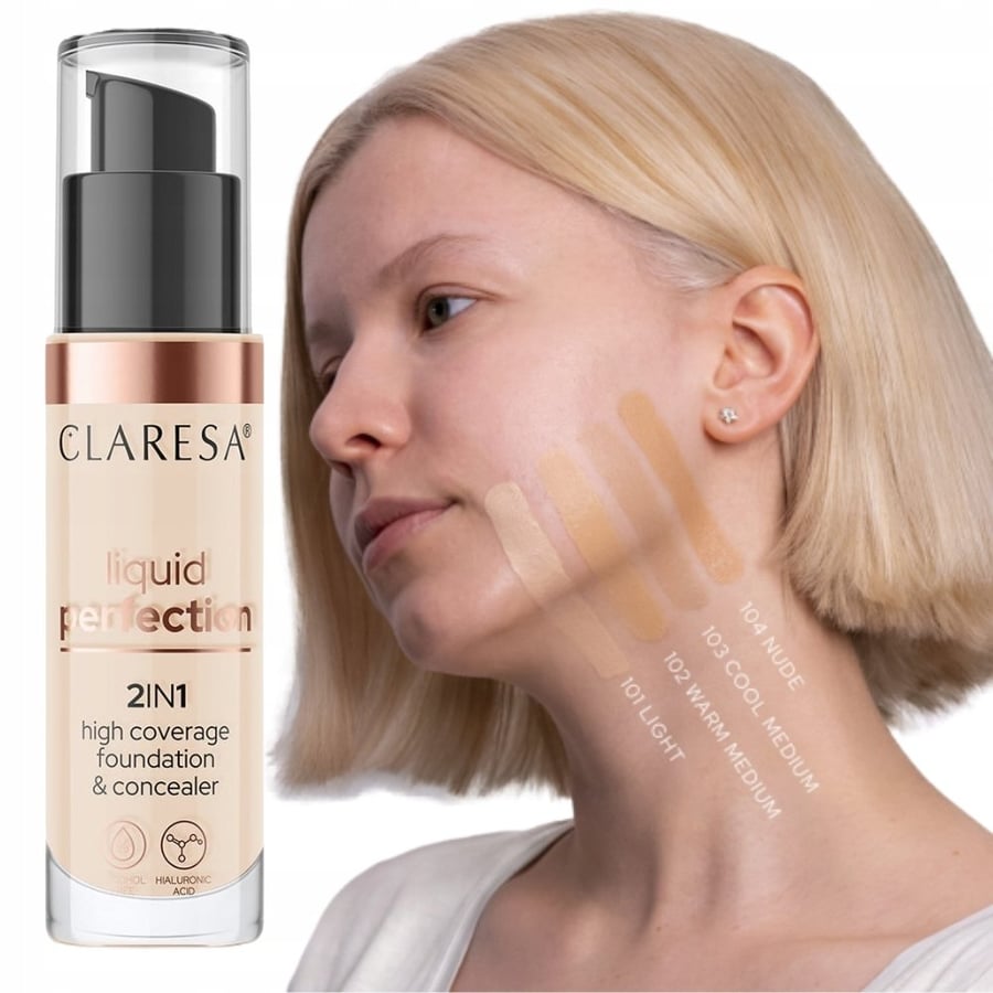 Claresa Liquid Perfection Covering Colors Foundation
Claresa Liquid Perfection Covering Colors Foundation