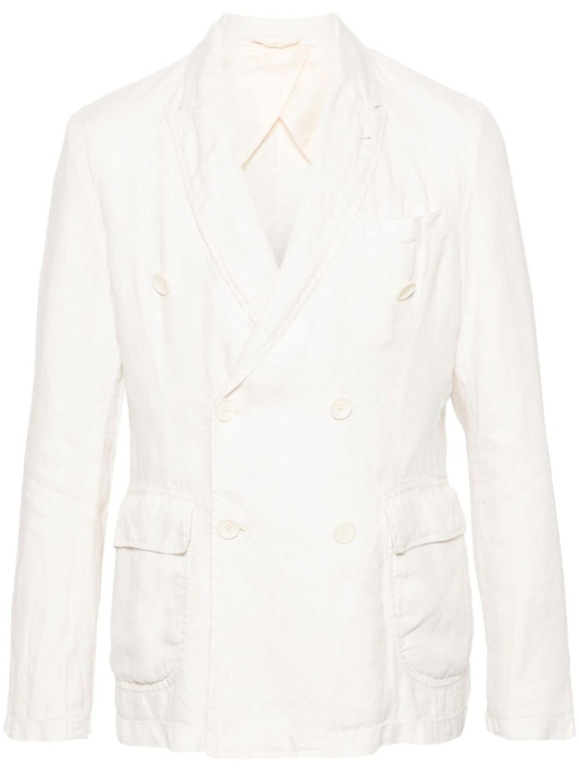 Двубортный пиджак с заостренными лацканами ASPESI, бежевый
Двубортный пиджак с заостренными лацканами ASPESI, бежевый