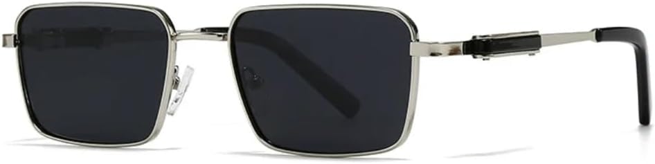 Популярные модные прямоугольные металлические мужские солнцезащитные очки в стиле ретро, желто-синие, с защитой от УФ-излучения UV400, женские трендовые VRTRFFTR, Silver Grey
Популярные модные прямоугольные металлические мужские солнцезащитные очки в стиле ретро, желто-синие, с защитой от УФ-излучения UV400, женские трендовые VRTRFFTR, Silver Grey