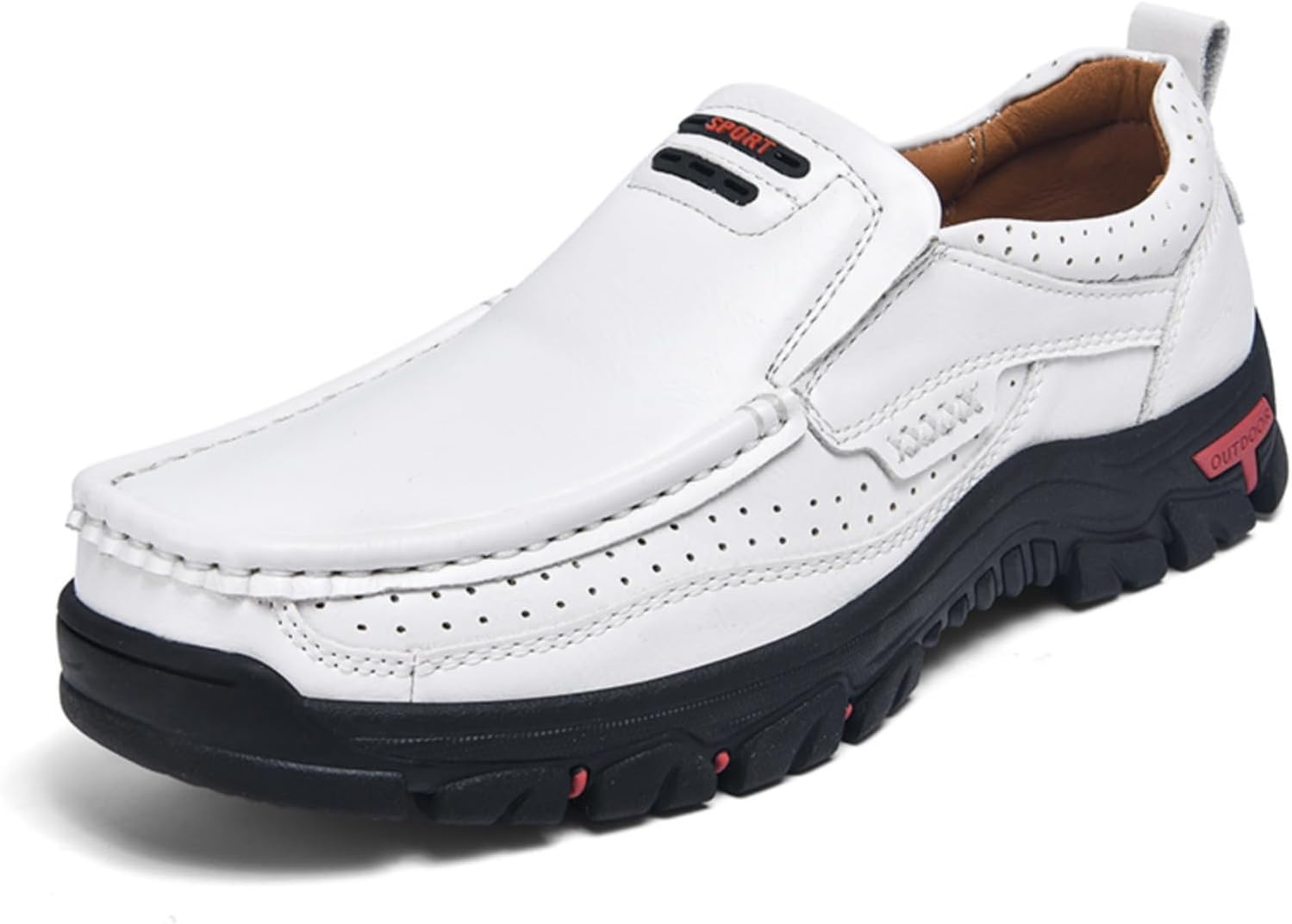 Мужские модные кожаные слипоны Boaobaihuo на платформе, с круглым носком, низкие, с нескользящей подошвой, повседневные массивные кроссовки для вождения и ходьбы, легкие, белый
Мужские модные кожаные слипоны Boaobaihuo на платформе, с круглым носком, низкие, с нескользящей подошвой, повседневные массивные кроссовки для вождения и ходьбы, легкие, белый