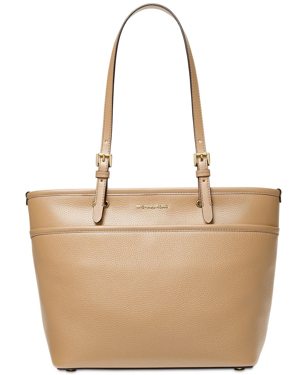 Кожаная сумка-тоут среднего размера с карманом на молнии и верхом Michael Kors
Кожаная сумка-тоут среднего размера с карманом на молнии и верхом Michael Kors