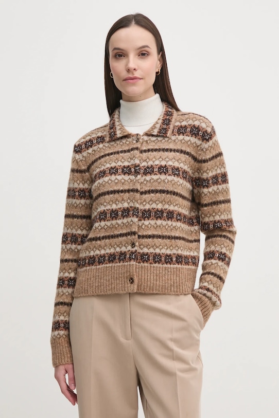 Кардиган с добавлением шерсти Hoss Intropia, коричневый
Кардиган с добавлением шерсти Hoss Intropia, коричневый