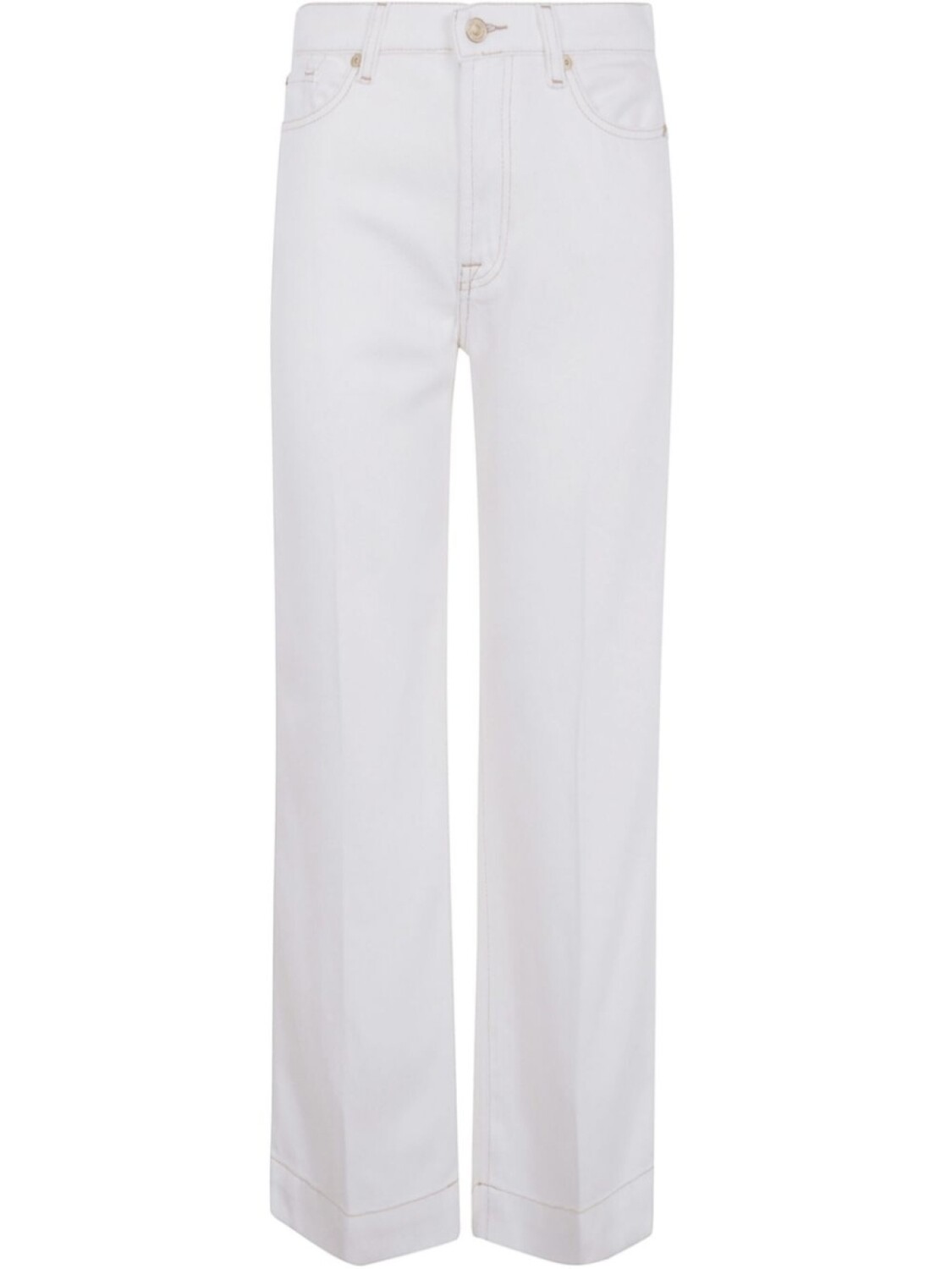 7 For All Mankind джинсы с завышенной талией, белый
7 For All Mankind джинсы с завышенной талией, белый