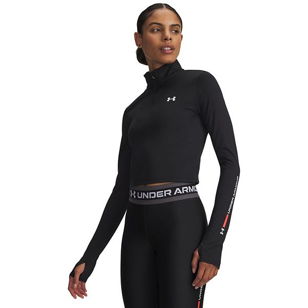 Женский брендовый полузастегивающийся пуловер Under Armour, Black
Женский брендовый полузастегивающийся пуловер Under Armour, Black